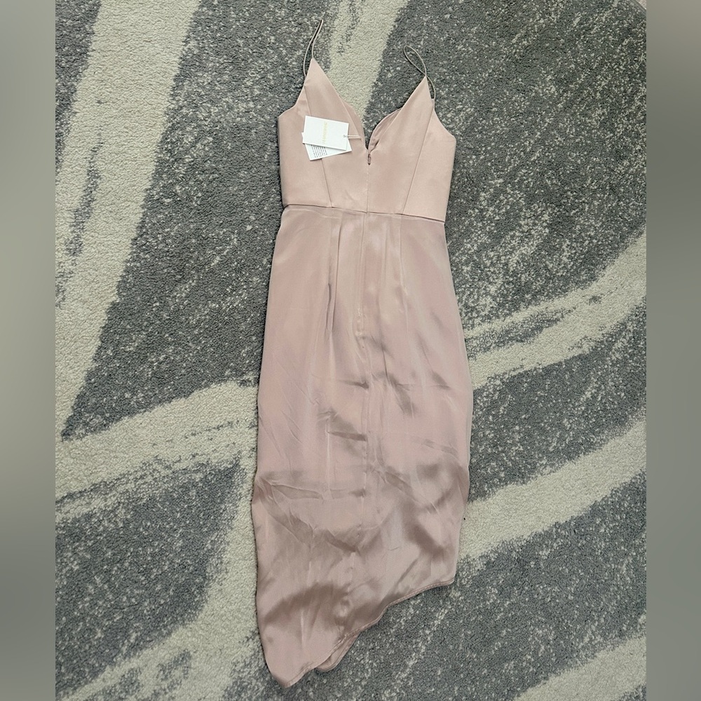 Zimmermann Asymmetric wrap-effect suede silk dress - Picture 6 of 6